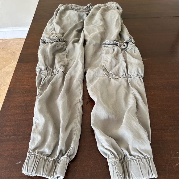NSF Green Cargo Jogger Pants - Picture 1 of 3